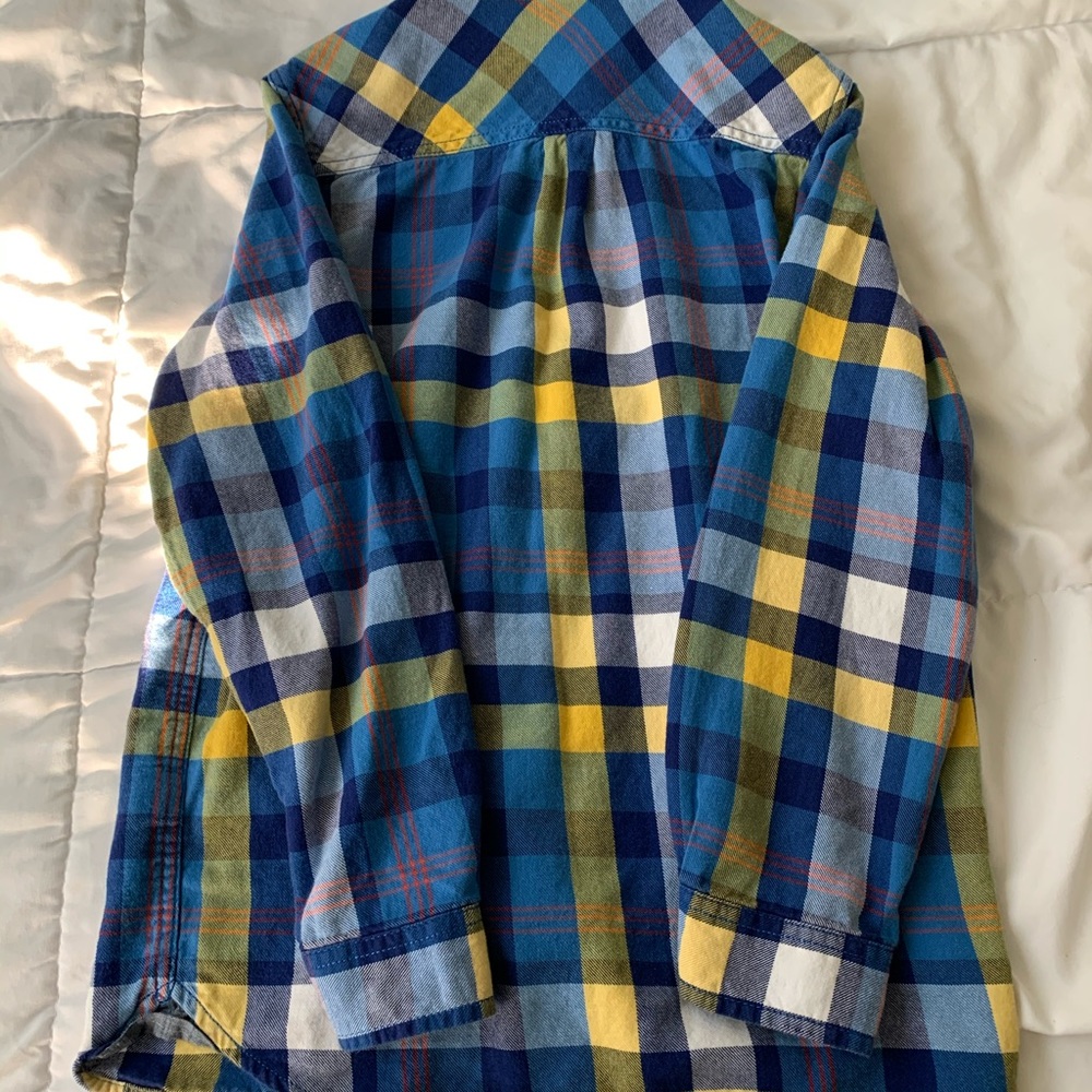 Plaid Cat & Jack button up dress shirt